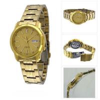 reloj automático unisex Seiko 5 SNKL86K1 38mm 30m WR correa de acero - details 1
