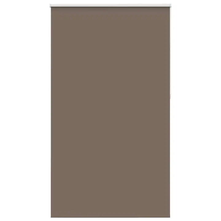 Estor Enrollable Opaco Color Café 125x230cm Tela Ancho 121,6cm - 1