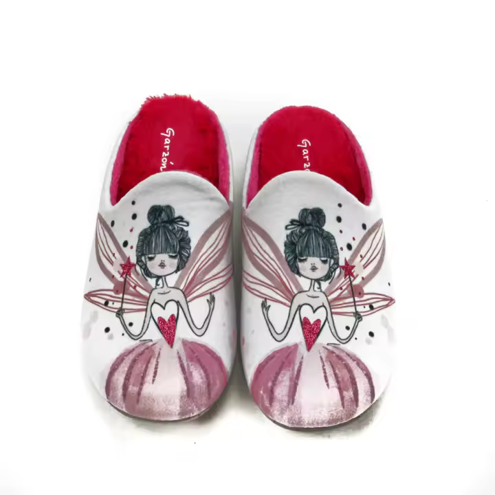 Garzón mod. N4710.246 zapatilla casa para niña en lana acrílica, sin cordones - 1