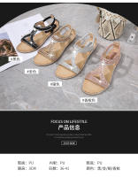CA Sandalias de mujer 2025, dulces y cómodas, con punta redonda, zapatos de mujer de talla grande. - details 2