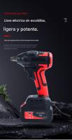 Llave de Impacto Eléctrica 280N.m Profesional - Portátil y Potente para Carpintería y Estructuras (Batería de Litio Recargable, Ideal para Montadores y Carpinteros) - details 0