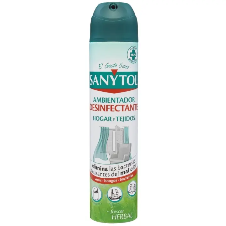 Sanytol Ambientador Desinfectante 300 Ml - Elimina Hongos, Bacterias y Virus - 1