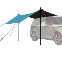 vidaXL Tienda de campaña para coche impermeable en color Gris y naranja/Azul/Verde - details 1