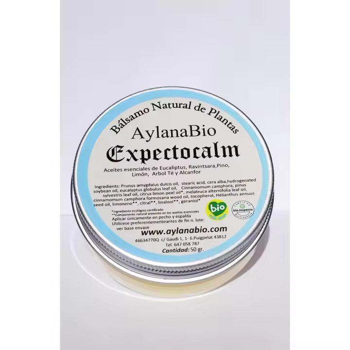 EXPECTOCALM BALSAMO DE PLANTAS EXPECTORANTES ECO.  PRODUCTO ARTESANO/ CERTIFICACION BIOVIDASANA/ BIO Orgánica/  Profundo  Cuidado Natural   Marca de Confianza - 1