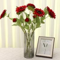 Bouquet De Girasol Artificial En Soltero Decoración Para La Casa Y Mesa Estilo De Flor De Seda Para Bodas Al Aire Libre Y Cumpleaños - details 1
