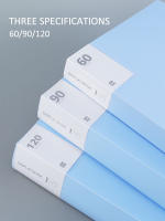 Carpeta De Escritorio Impermeable A4 De Color Sólido Para Organización De Archivos Fácil Y Rápida Para Estudiantes Y Oficina Con 60 Páginas - details 1