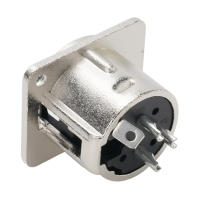 Conector De Jack XLR 3Pines Macho Y Hembra Para Panel Montaje En Chasis Socket De Audio Y Micrófono Para Baya De Prueba De Cable De Serpiente - details 8