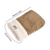 Bolsa De Dormir Para Gato Confort Semi-Abierta Escondite Para Mascotas Cueva De Abrazo Tres Capas Silla Caliente Para Camping - details 1