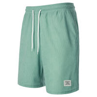 Nuevos Pantalones Cortos De Corduroy Para Hombre Verano Color Sólido Con Cordones Estilo Casual Cierre De Cordón Talla Media - details 58