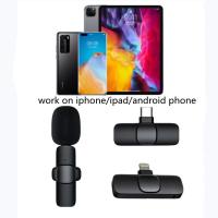 GAMINJA Micrófono Lavalier Inalámbrico Portátil Para iPhone Y Android Grabación De Audio Y Video Mini Micrófono Para Transmisiones En Vivo Juego Micrófono Para Teléfono - details 4