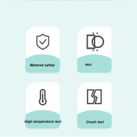 Espejo De Seguridad Para Asiento Trasero Del Coche Espejo De Observación Infantil Ajustable Para Interior Del Coche Material ABS + Acrílico - details 10