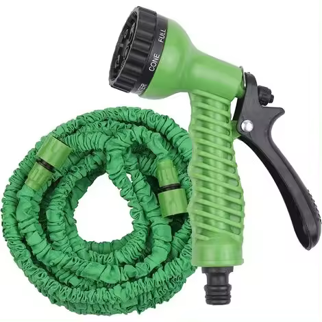 Tubería/Mangueras Tubing/Hoses Tuyau d'arrosage extensible 3 fois, tuyau d'eau flexible haute pression étanche avec 7 fonctions de pulvérisation - 1
