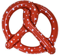 Hinchable gigante Pretzel flotador de 3 orificios (37352) para playa y piscina.+14 años - details 0