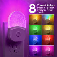 Luz Nocturna Cambio De Color Que Se Entraña En La Pared Para Niños Con Sensor De Atardecer a Medianoche Para Decoración De Baño Regalo - details 0