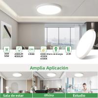 Lámpara De Techo Moderna LED Para Pasillo Baño Dormitorio Material ABS Y Acero Iluminación Diaria Fuente De Luz AC 220V 27CM 37CM Impermeable - details 7