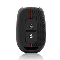 Funda De Llave De Coche De Silicona Para Dacia Duster Renault Scenic Master Dokker Sandero Logan Stepway Lodgy Chaqueta De Llave Con Llavero - details 3