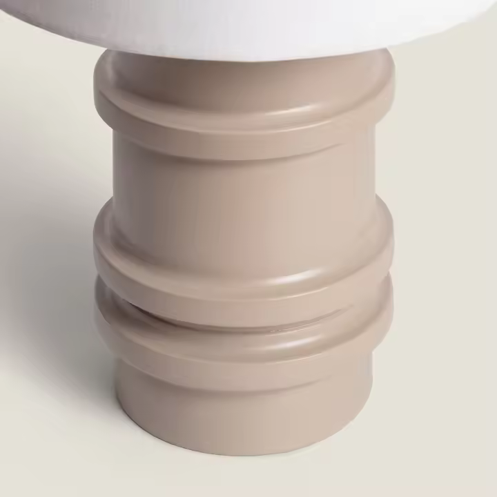 Ledkia Lámpara de Mesa Metal Bobey Beige - 1