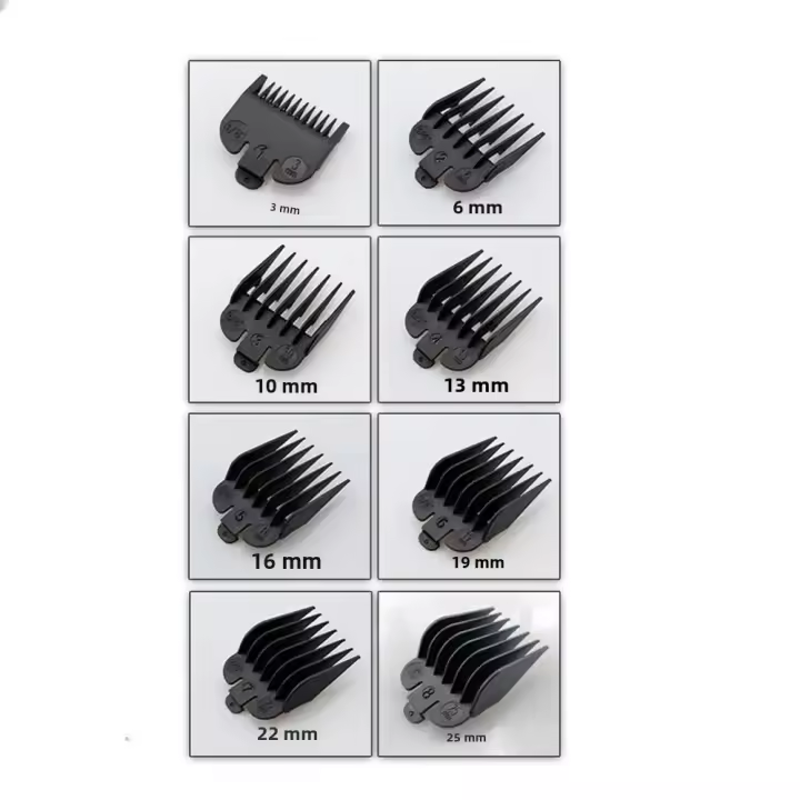 Cortauñas Con Guías De Limitación Universal 3-25mm Accesorios Para Cortadora De Pelo Material Plástico Set Completo - 1