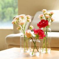 Juego De 3 Vajillas De Vidrio Claro Para Centros De Mesa Y Decoración De Baño Estilo Clásico Para Flores Pequeñas Y Bodas - details 5
