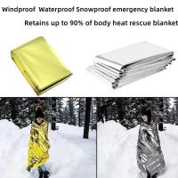 Manta De Sobrevivencia De Poliéster 160x210CM Compacta Y Aislada Para Emergencias Exterior Camping Equipamiento De Primeros Auxilios - details 3