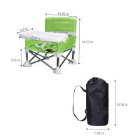Silla De Comer Plegable Portátil Para Bebé Con Plato Y Cinturón Asiento Cómodo Para Niños Silla De Playa Y Camping - details 10