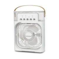 MAXHOME-Ventilador de aire acondicionado portátil, mini enfriador de aire evaporativo con luz LED de 7 colores,3 velocidades de viento,3 modos de pulverización,negro,azul y blanco - details 2