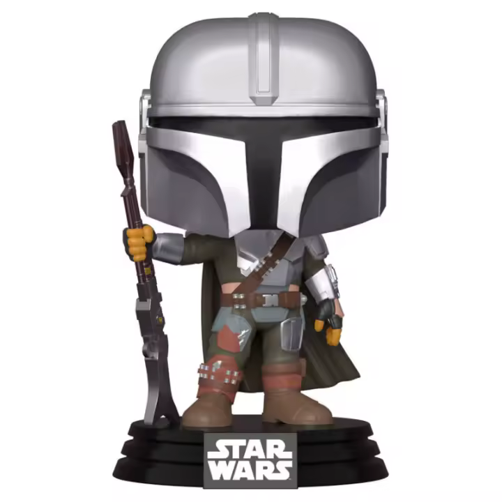 Figura Funko Pop Star Wars Mandalorian The Mandalorian-Figura de Vinilo Coleccionable - Idea de Regalo- Mercancia Oficial - Juguetes para Niños y Adultos - Movies Fans - Muñeco para Coleccionistas y Exposición - 1
