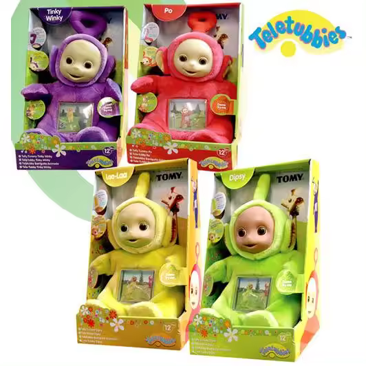 TOMY-PELUCHE TELETUBBIES 4MODELO SURTIDOS 35CM EN CAJA,REY ,REGALO, - 1