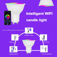 Bombilla LED Inteligente GU10 Tuya Bluetooth/Wifi RGB 220V Luz De Escenario Dimmable Compatible Con Alexa Y Google Para Decoración De Hogar - details 3