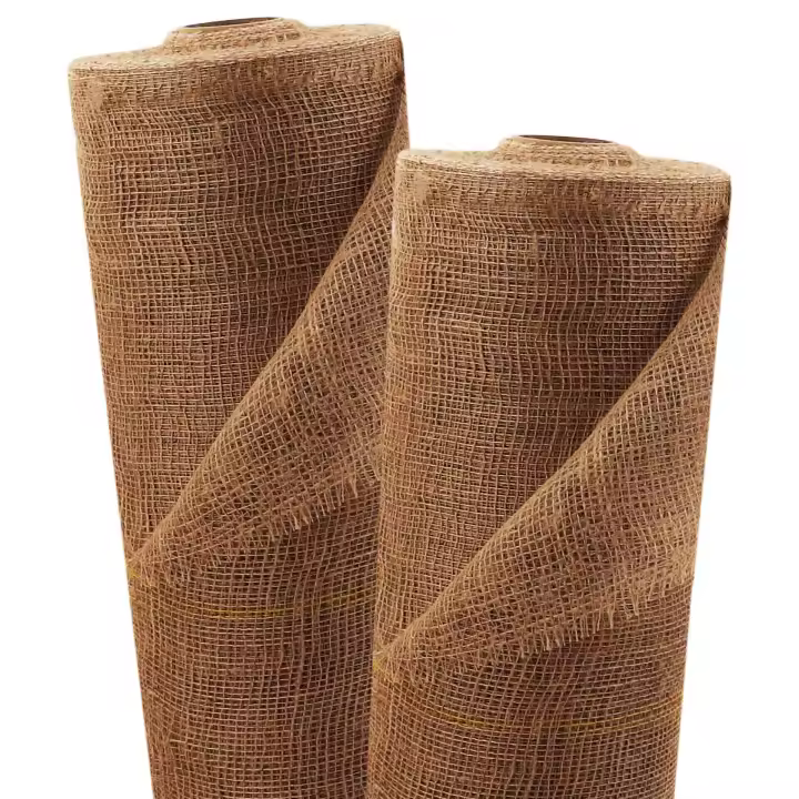 Tela de yute de 5m x 1m, estera de yute de 105g/m², tela de yute para jardín, cinta de yute de arpillera - 1