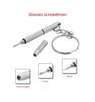 Destornillador Multifuncional Portátil Para Gafas Y Reloj Con Propósito Tríptico Herramienta De Reparación Para Móvil Material De Titanio Acero - details 4