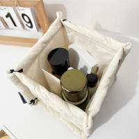 Cesta De Almacenamiento Para Pañales Bebé Coreana Acolchada Multifuncional De Gran Capacidad Caja Organizadora De Ropa Para Cuna - details 3