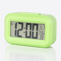 Reloj De Alarma Digital LED Con Pantalla Retroiluminada Función Snooze Calendario Y Temperatura Para Oficina Y Hogar - details 12