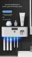 Soporte De Almacenamiento Para Cepillo De Dientes Inalámbrico Con Desinfección UV No Perforado JFBONIN De China Continental - details 1