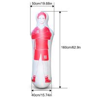 Puerta De Fútbol Inflable Para Entrenamiento De Portero 160cm PVC Para Adultos Y Niños Máquina De Boxeo Estático Para Practicar Fútbol - details 16