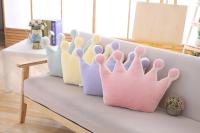 Cojín De Peluche Creativo Con Estrellas Luna Y Arcoíris Para Niñas Regalo De Cojín De Silla De Corazón Redondo De Color Rosa Para Decoración Del Hogar Y Juguete De Relleno De Espuma PU Y Poliéster/Celulosa - details 3