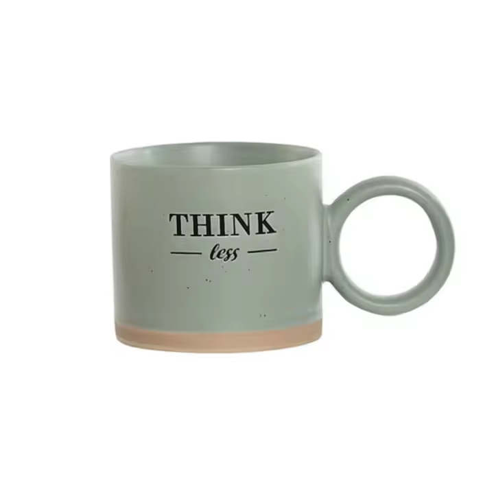 Set de tazas de Porcelana New Bone con Acabado Mate, Capacidad de 390 ml, Tamaño 14.5 x 9 x 8 cm, Diseño Sofisticado y Moderno, Perfecta para Café, Té o Infusiones, Ideal para Uso Diario, Regalos, Decoración - 1