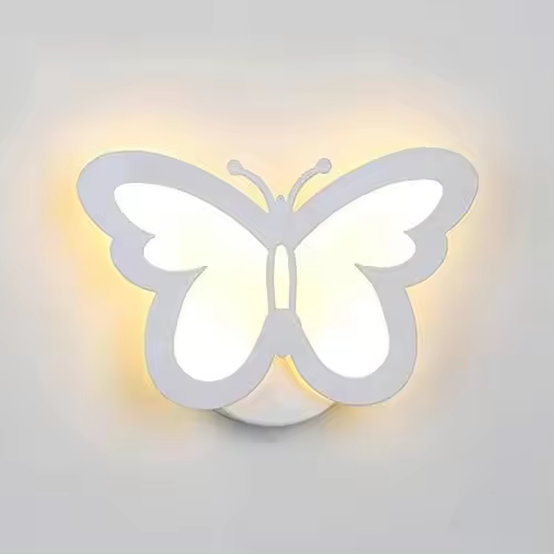 Aplique LED con forma de mariposa para decoración de salón, dormitorio o pasillo - 1