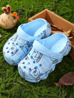 Zapatillas De Jardín Para Niños Dinosaurio Lindo Y Divertido Sandalias De Verano Para Niños Clog De Playa Y Piscina Transpirables Tallas True Fit Para Niños De 1 a 6 Años - details 2