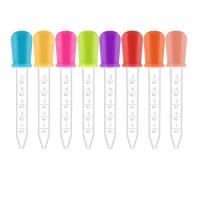 Ejercitación De Succión De Silicona 5ml En Colores Aleatorios Para Experimentos En La Escuela Suministros De Farmacia Alimentación De Líquidos Para Ojos Y Orejas - details 1
