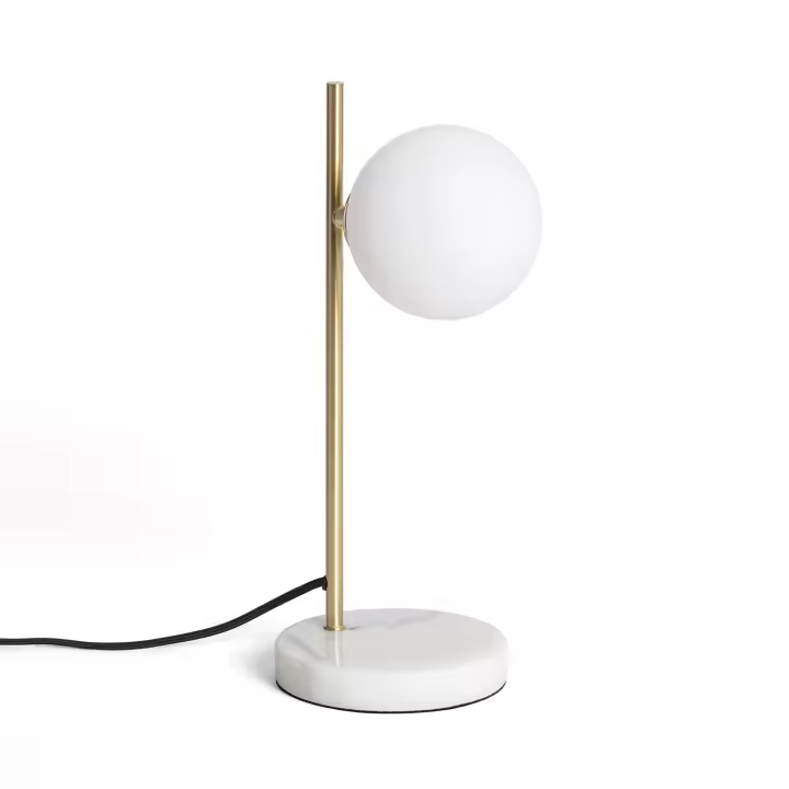 Lámpara de Mesa Metal y Cristal Lune - 1