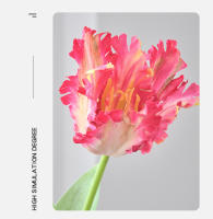 Tulipán Artificial De Pájaro 69CM En Colores Rosa Ligero Blanco Naranja Amarillo Azul Para Decoración De Hogar Hotel Boda Fotografía Props Impresión 3D Hidratante - details 13