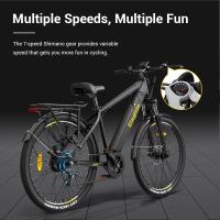 Eleglide T1 Bicicleta eléctrica de trekking con neumáticos de 27,5 pulgadas, batería de 36V 13Ah, motor de 250W, Shimano 7 velocidades, velocidad máxima de 25 km/h, alcance máximo de 100 km, resistente al agua IPX4, freno de disco dual - details 11