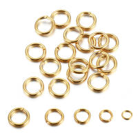 Anillos Abiertos De Acero Inoxidable Para Joyería DIY 100pcs Tamaños 4/5/6/7mm Conectores De Anillos Saltarinos - details 1