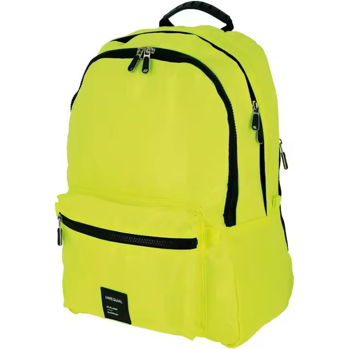 Mochila Cross Uneq. Fluor Amarillo 33x45x22,5cm - 1