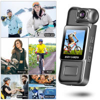 Cámara Mini Portátil HD 4K Wifi Hotspot Con Visión Nocturna DVR Bodycam Digital Para Policía Memoria MicroSD Pantalla Color 1.54 Inch - details 12