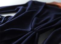 Vestido De Mujer Otoño Invierno Suéter Elegante Abrazado a La Cintura V-cuello A-Line Midi De Poliéster Tratamiento De Corte De Trenza Elegante Ropa Oficina Lady - details 9