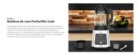 Moulinex PerfectMix Cook - Batidora de vaso de 1400W, 10 programas automáticos, cuchillas extraíbles Powelix, capacidad 2L, alto rendimiento, cocina saludable,App Moulinex +300 recetas, LM835D10 - details 1
