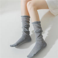 Medias Japonesas Para Mujer Estilo Preppy Casual Cintura Alta Cómodas Y Delgadas De Verano Medias Altas De Calidad Superior - details 5