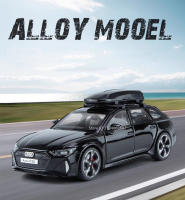 Coche De Juguete a Escala 1:32 RS6 De Aleación Con 6 Puertas Abiertas Y Absorción De Choque Para Niños Regalo Para Chicos Material Metálico Tamaño Aproximado 15.5*6.7*6CM - details 0